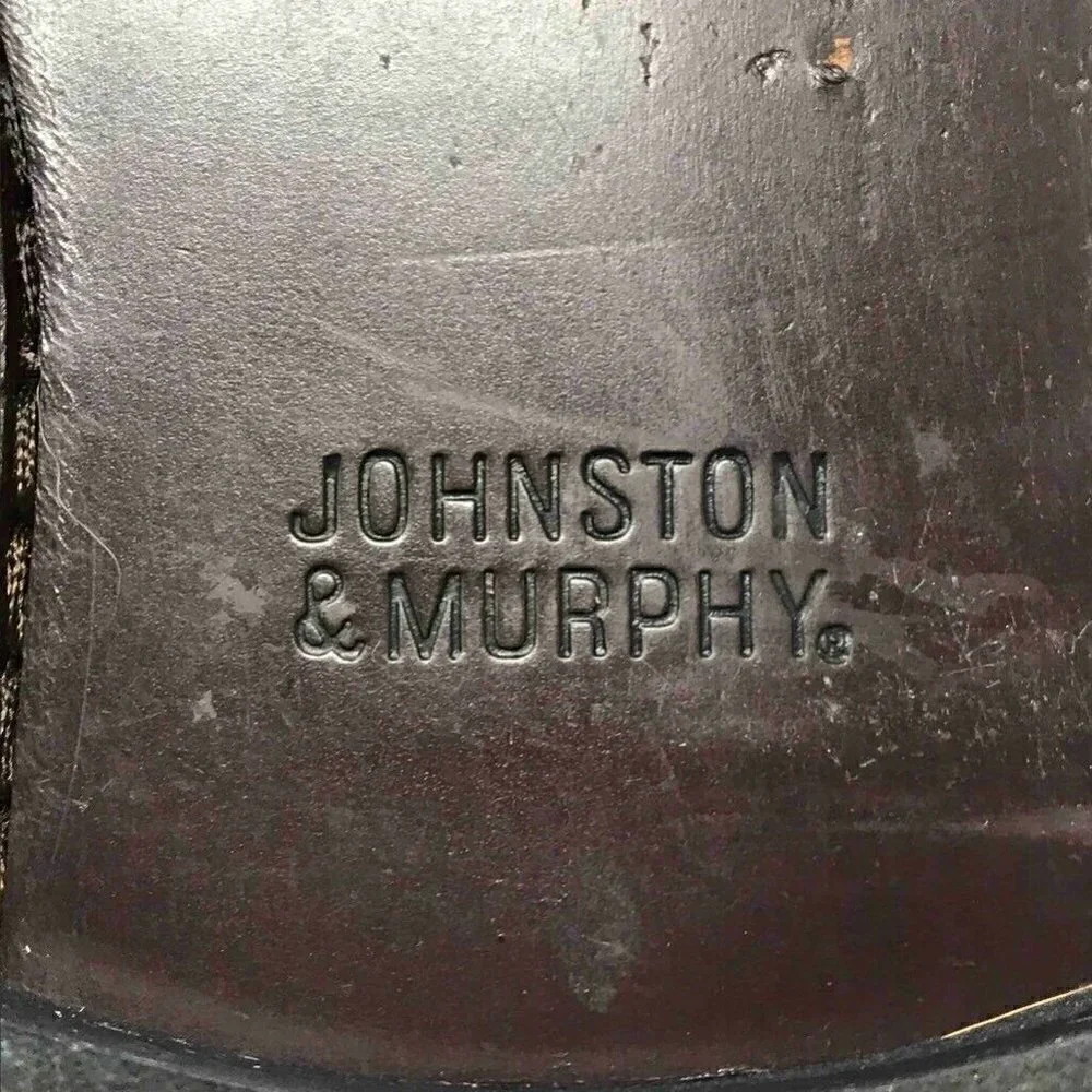 Johnston & Murphy Aragon Loafers Black Brown 10.5 Wide